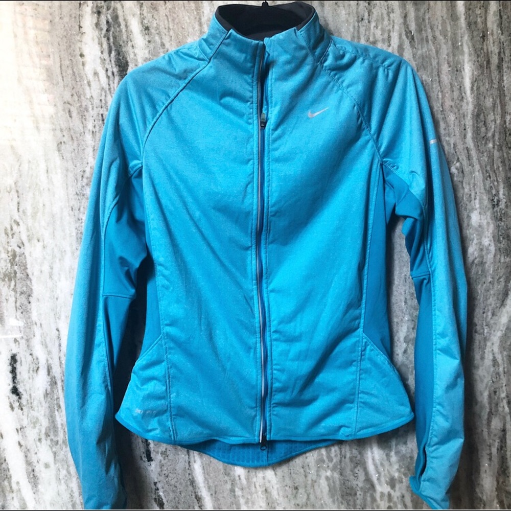 Nike Women’s Dri-fit Light Blue Running Jacket